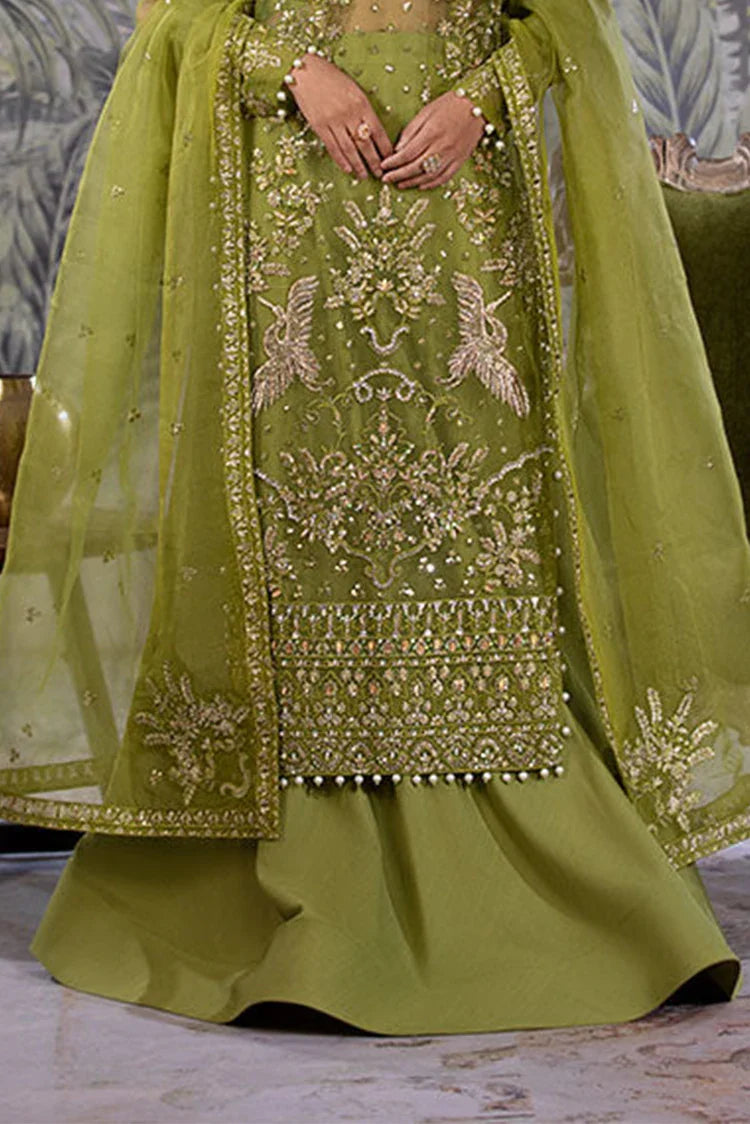 Picture of <!--et-->Amber Imran - Punkh Luxury Formals - Olive Grace - Available at Raja Sahib