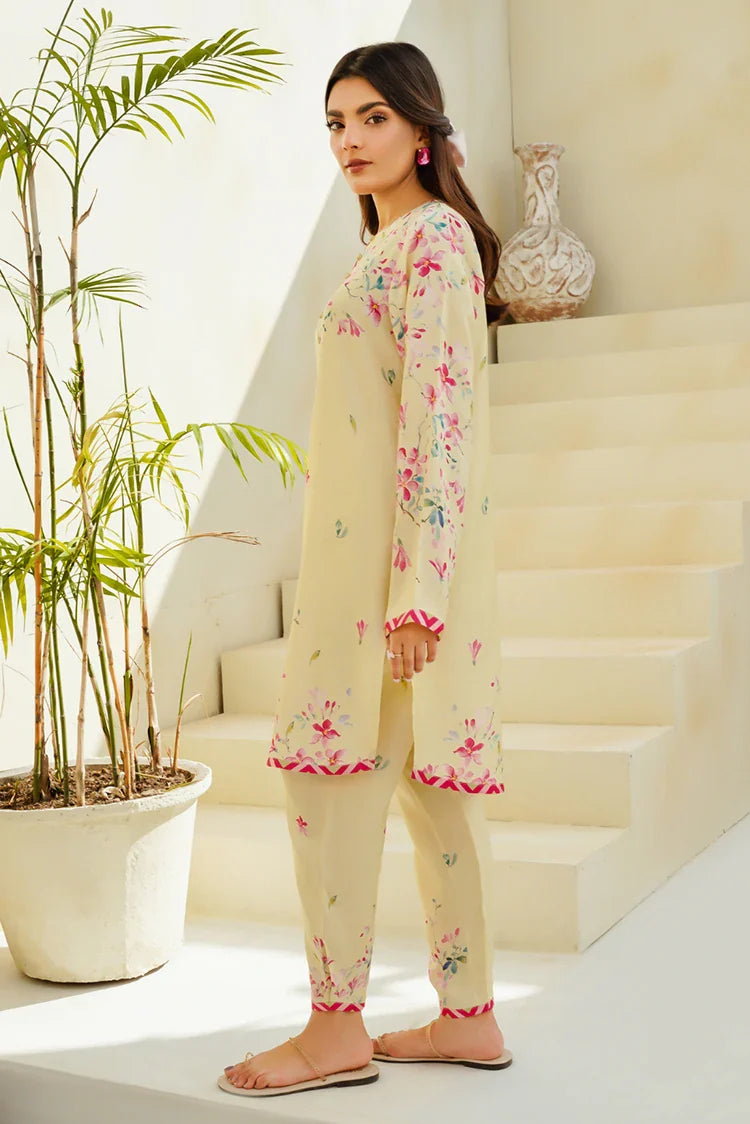 Picture of Divinely Crafted - Clara Printed '25 - Lemon Grove - Available at Raja Sahib