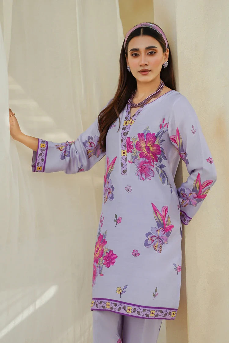 Picture of Divinely Crafted - Clara Printed '25 - Purple Haze - Available at Raja Sahib