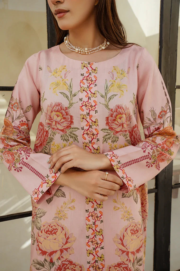 Picture of Divinely Crafted - Clara Printed '25 - Sapphire Pink - Available at Raja Sahib