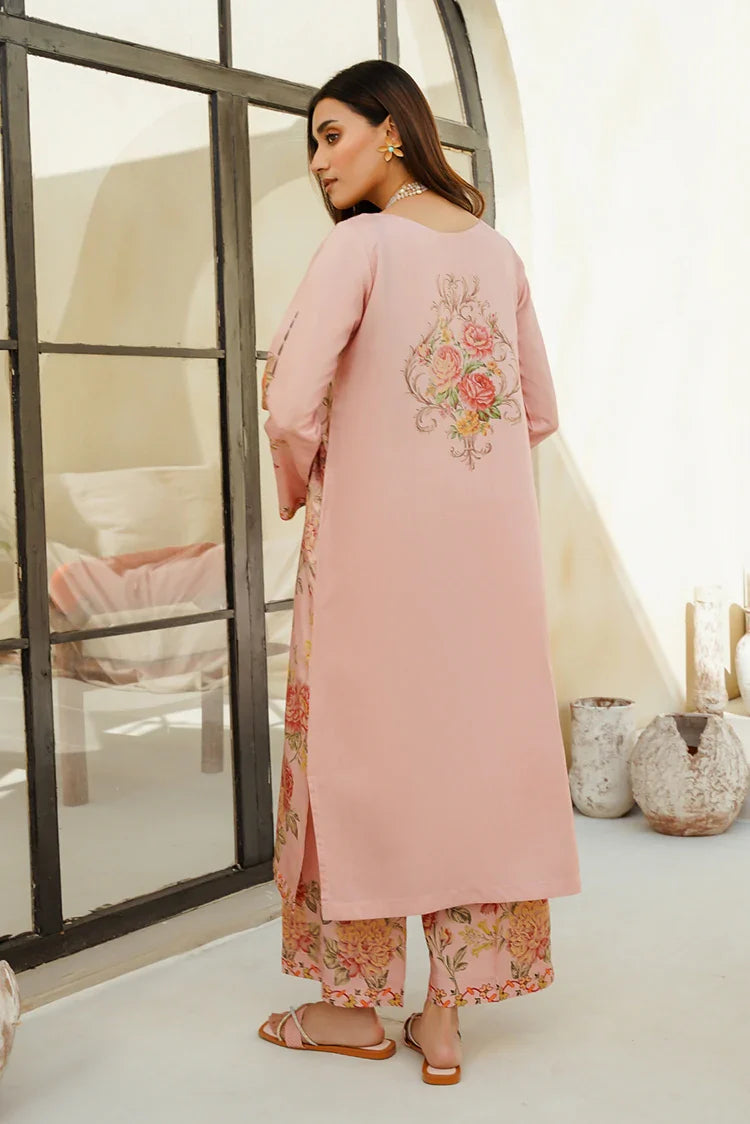 Picture of Divinely Crafted - Clara Printed '25 - Sapphire Pink - Available at Raja Sahib