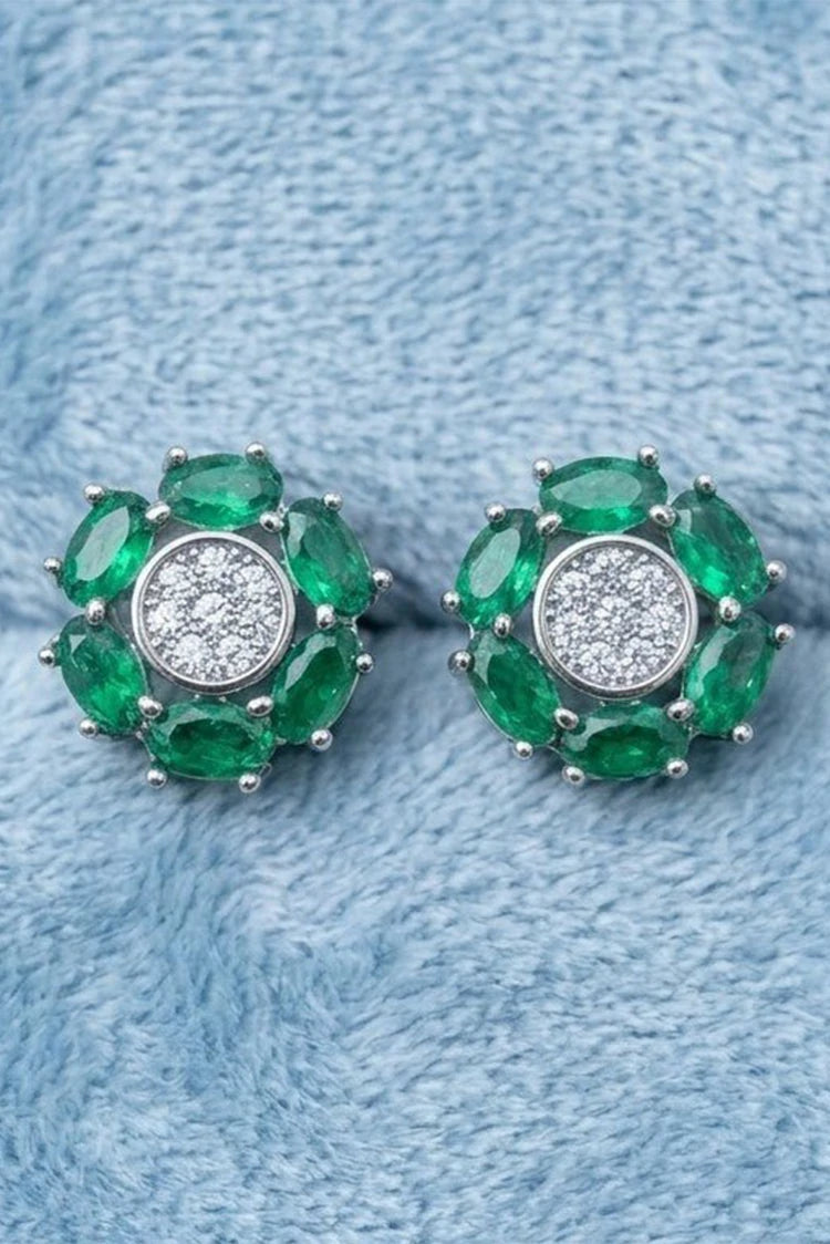 Picture of Pastels - Royal Rosette Earring Collection - [A]E579 - Available at Raja Sahib