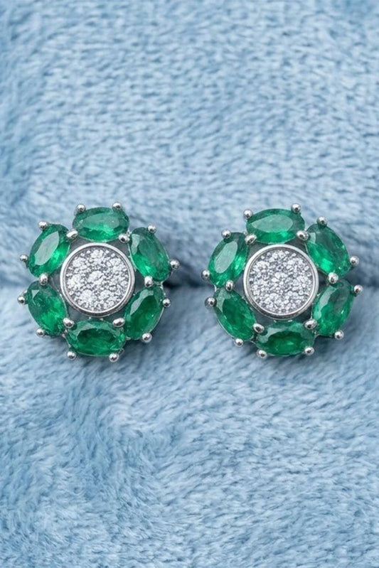 Picture of Pastels - Royal Rosette Earring Collection - [A]E579 - Available at Raja Sahib
