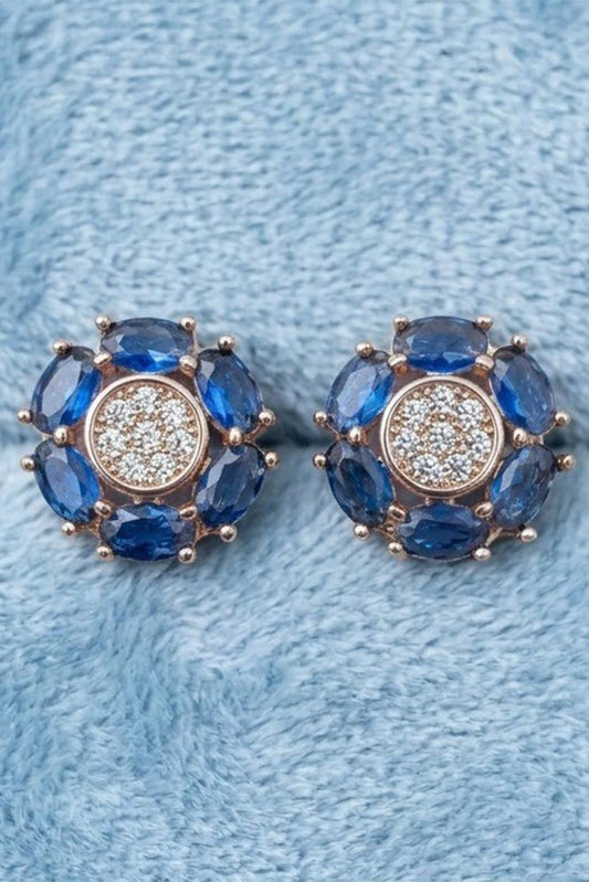 Picture of Pastels - Royal Rosette Earring Collection - [A]E580 - Available at Raja Sahib