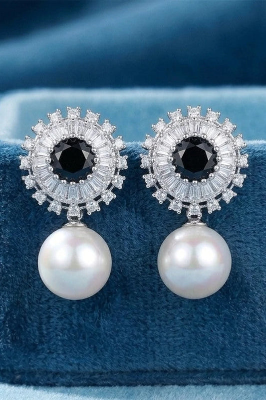 Pastels - Starburst Pearl Drop Earring Collection - [A]E585