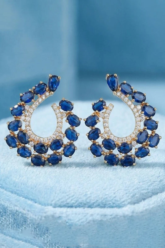 Picture of Pastels - Imperial Swirl Earring Collection - [A]E586 - Available at Raja Sahib