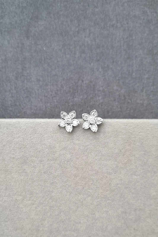Picture of Pastels - Diamond Daisy Studs - [A]E606 - Available at Raja Sahib