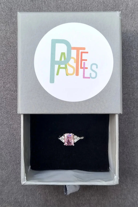 Picture of Pastels - Pastel Rose Adjustable Ring - [A]R115 - Available at Raja Sahib