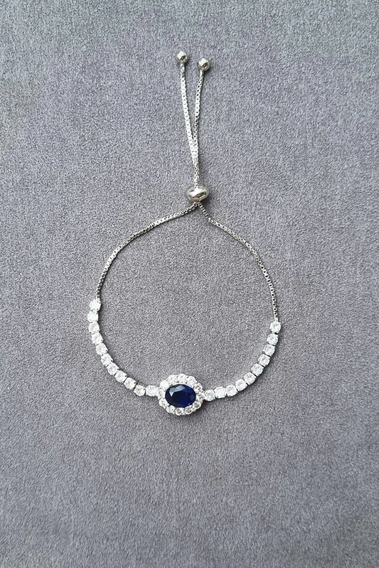 Picture of Pastels - Sapphire Elegance Bracelet - [H]B100 - Available at Raja Sahib