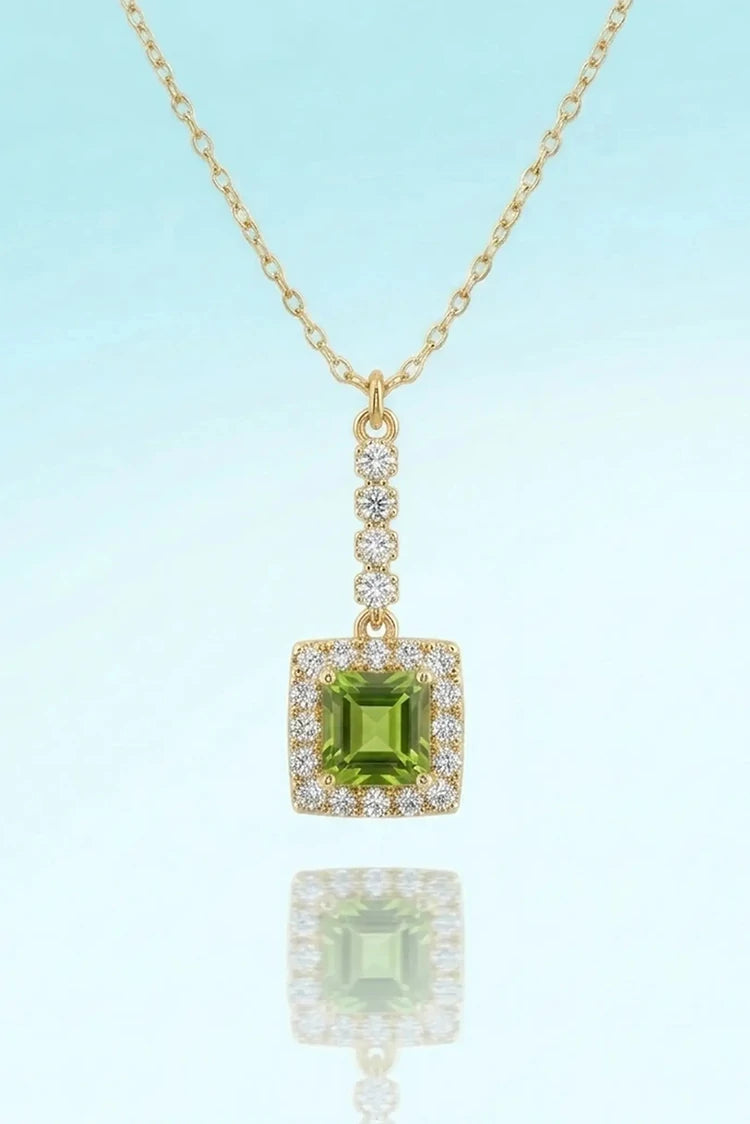 Picture of Pastels - Elegant Square Necklace - [H]N185 - Available at Raja Sahib