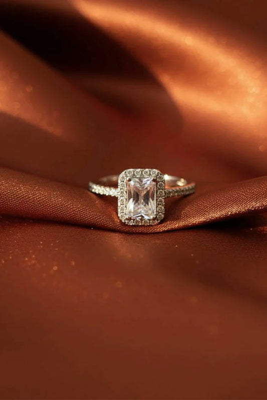 Pastels - Luxury Rectangle Zircon Ring - [M]R092