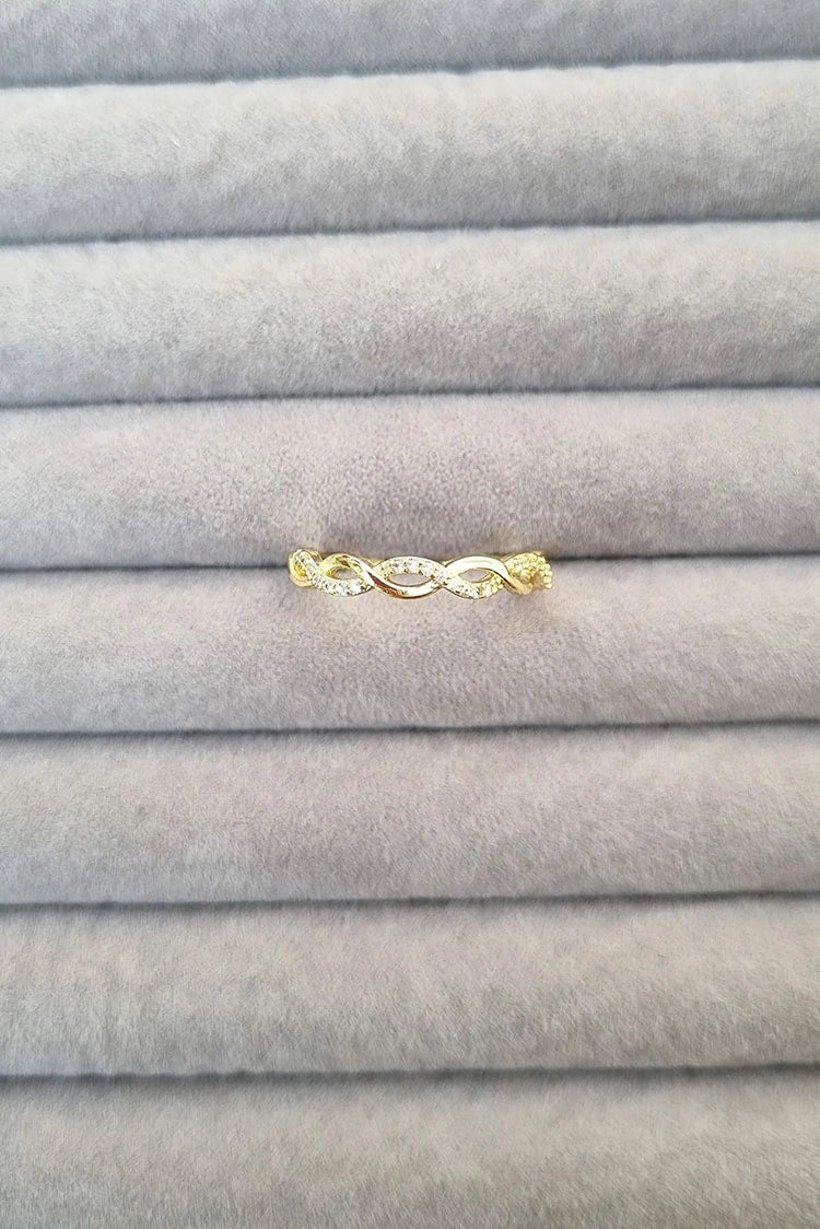 Picture of Pastels - Golden Twist Ring - [M]R102 - Available at Raja Sahib