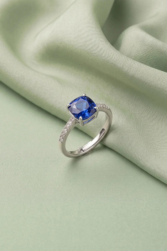 Pastels - Cushion-Cut Royal Adjustable Ring - [M]R114