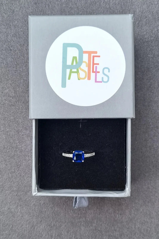 Picture of Pastels - Cushion-Cut Royal Adjustable Ring - [M]R114 - Available at Raja Sahib