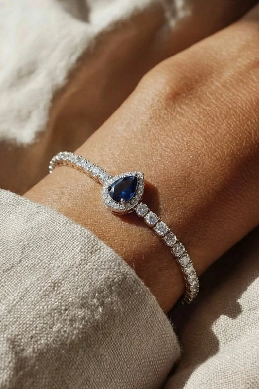 Picture of Pastels - Royal Blue Regal Bracelet - [S]B095 - Available at Raja Sahib