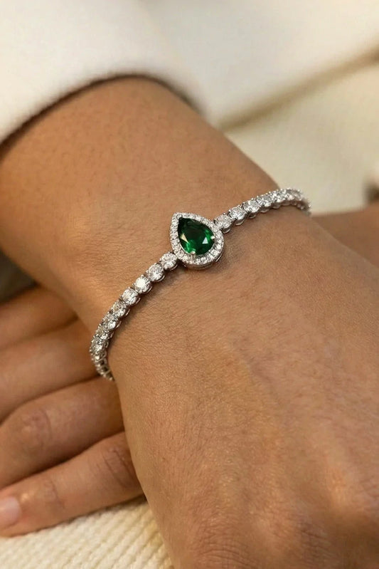 Picture of Pastels - Luxury Teardrop Gem Bracelet - [S]B096 - Available at Raja Sahib