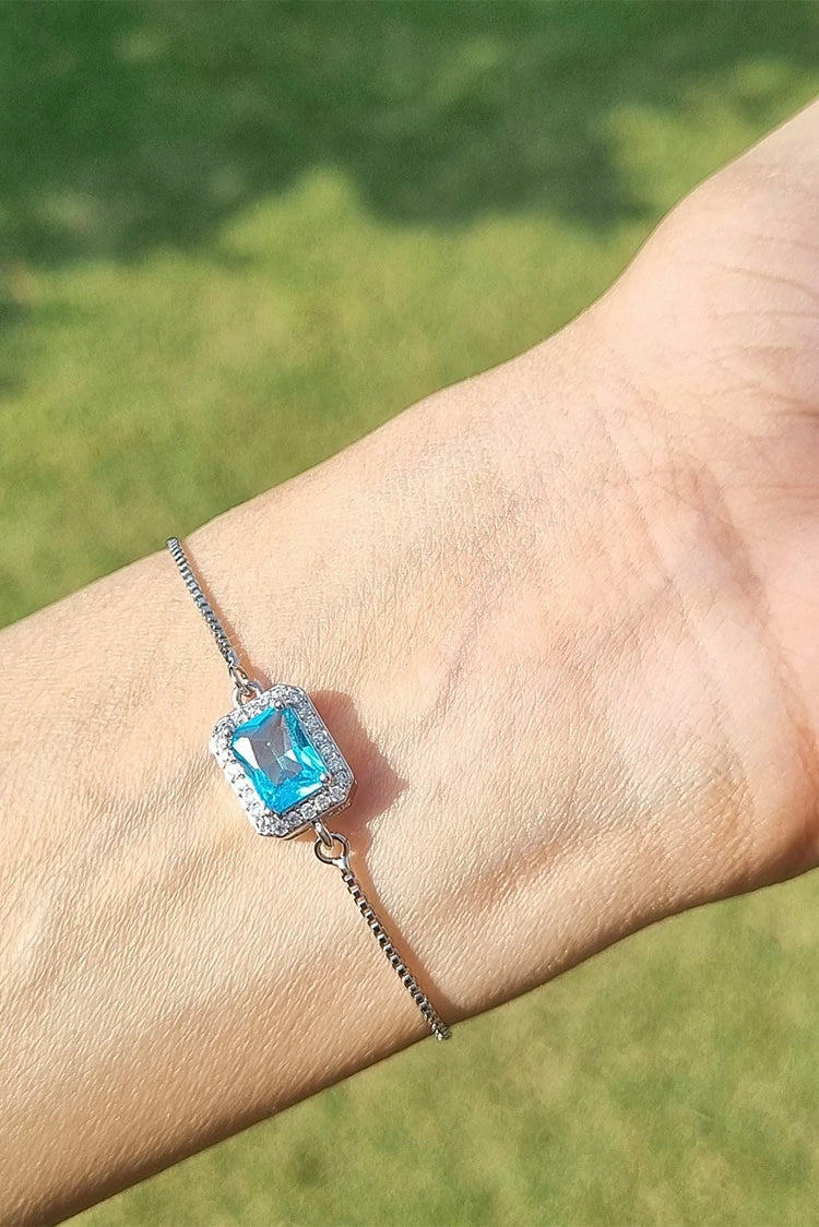 Picture of Pastels - Aquamarine Delight Bracelet - [S]B120 - Available at Raja Sahib