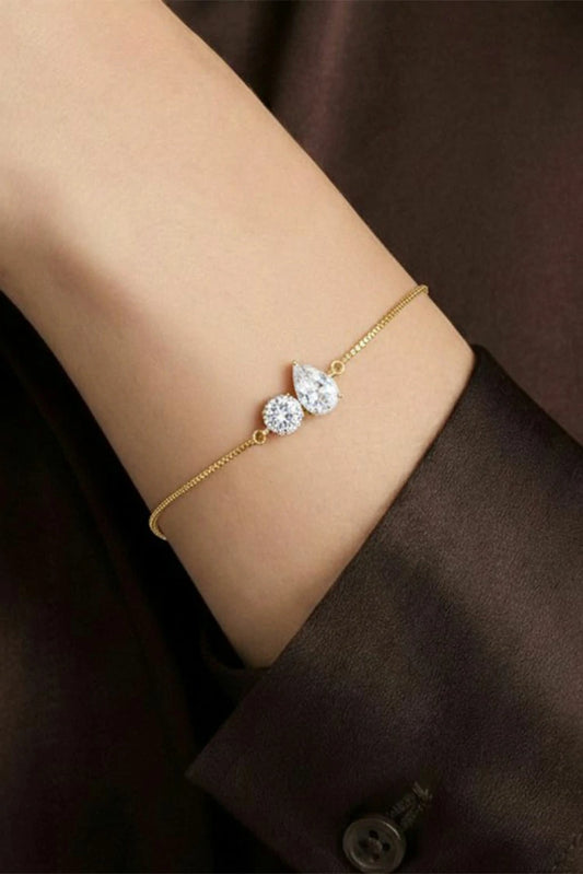 Picture of Pastels - Twin Sparkle Adjustable Bracelet - [S]B130 - Available at Raja Sahib