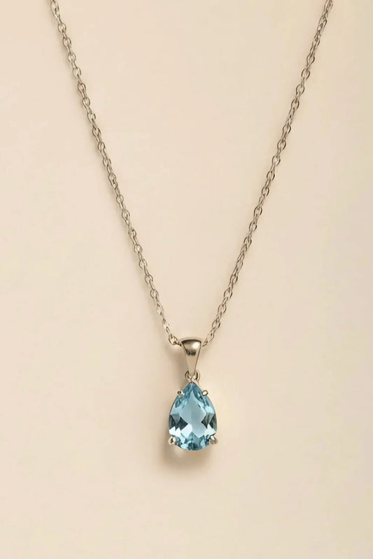 Picture of Pastels - Raindrop Necklace - [S]N174 - Available at Raja Sahib