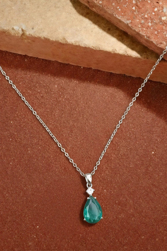 Picture of Pastels - Venus Drop Necklace - [S]N176 - Available at Raja Sahib