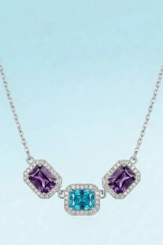 Picture of Pastels - Prism Aura Necklace Collection - [S]N188 - Available at Raja Sahib