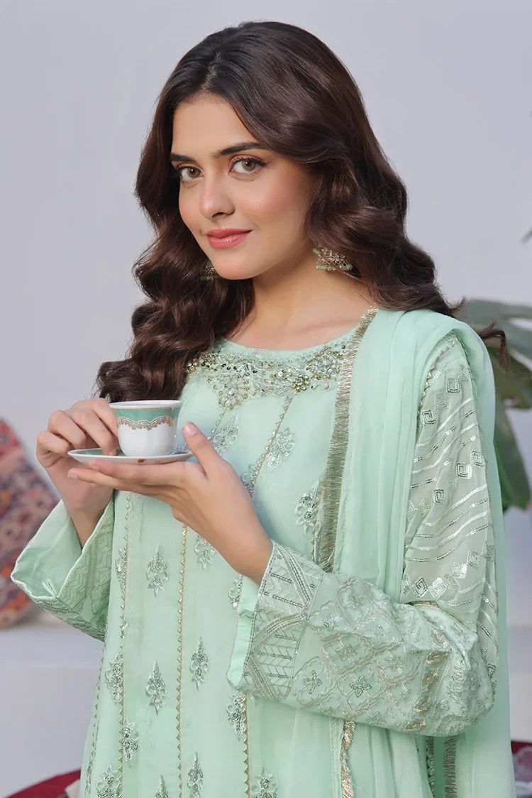 Picture of Alsiyaab - Shaadiyaan - Chandni - Pistachio - Available at Raja Sahib