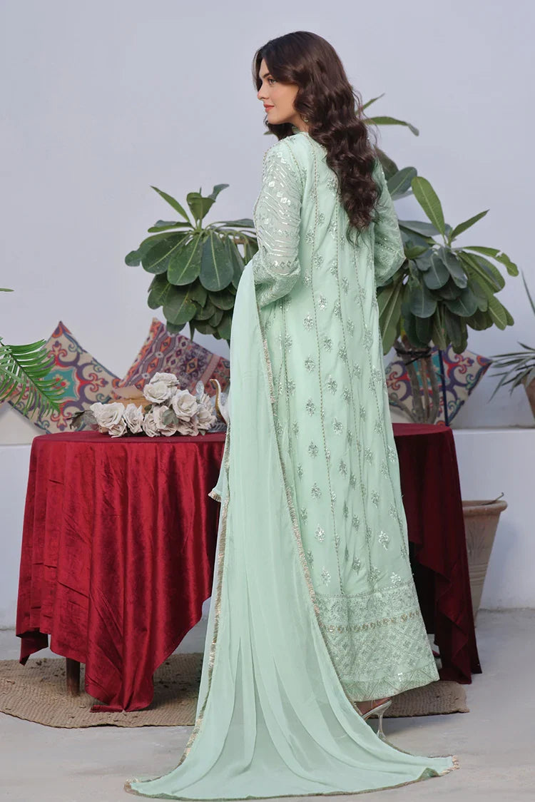 Picture of Alsiyaab - Shaadiyaan - Chandni - Pistachio - Available at Raja Sahib