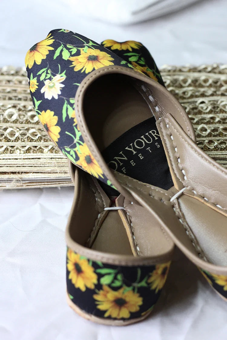 Picture of On Your Feets - Botanique Collection - Sunflower Bloom - Available at Raja Sahib