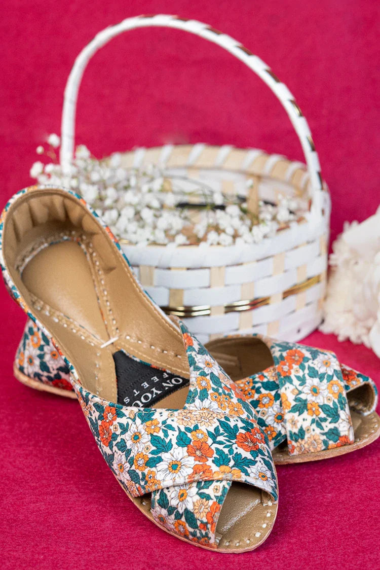 Picture of On Your Feets - Naubahar Collection - Floral Bliss - Available at Raja Sahib