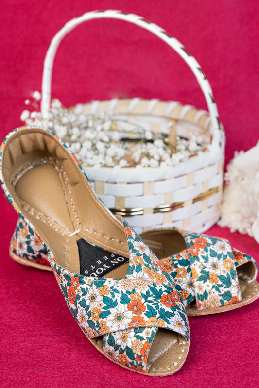 Picture of On Your Feets - Naubahar Collection - Floral Bliss - Available at Raja Sahib