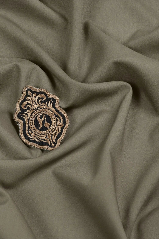 Picture of Fabrich - Men's Unstitch Prime Wash & Wear Kameez Shalwar - Moss - Available at Raja Sahib