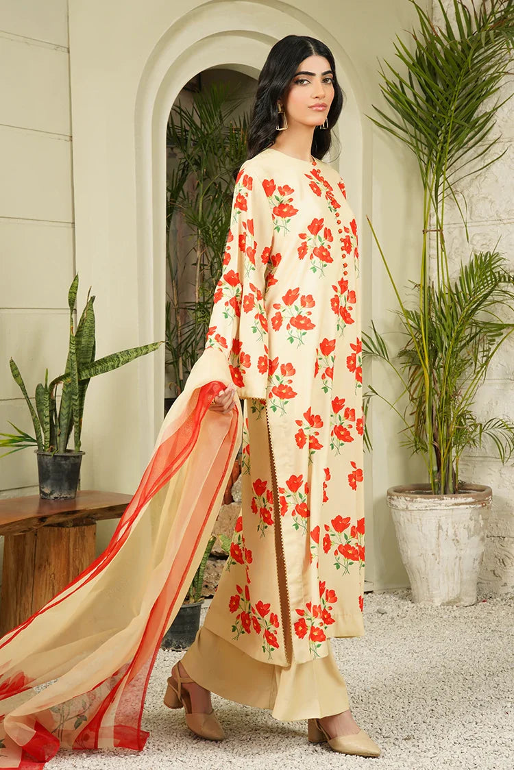 Picture of Stitch Vibes - Ravayah Eid Collection Vol 1 - Tuscan Bloom Dress - Available at Raja Sahib