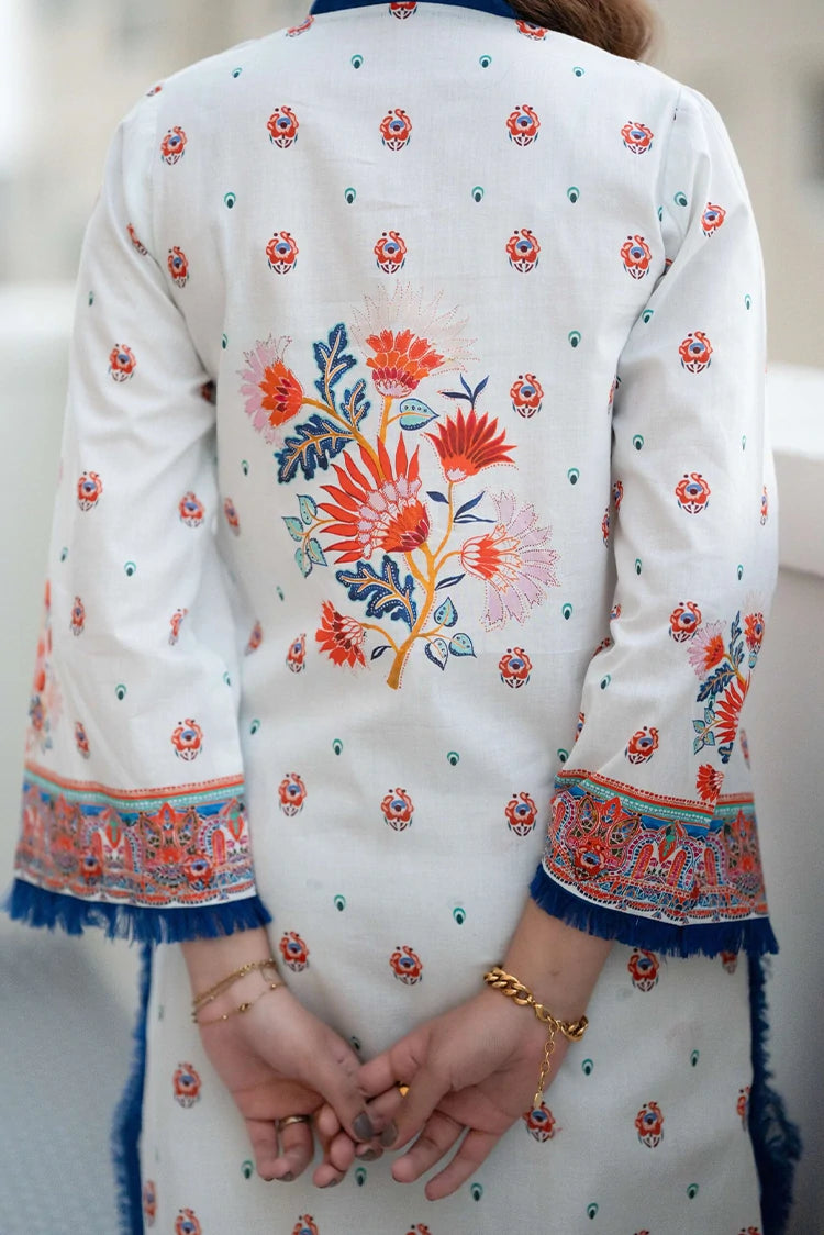 Picture of Laaleh - Aegean Blue - 2 Piece - Available at Raja Sahib