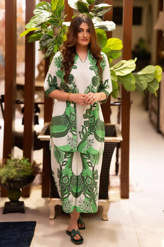 Picture of Laaleh - Aztec Green - 2 Piece - Available at Raja Sahib