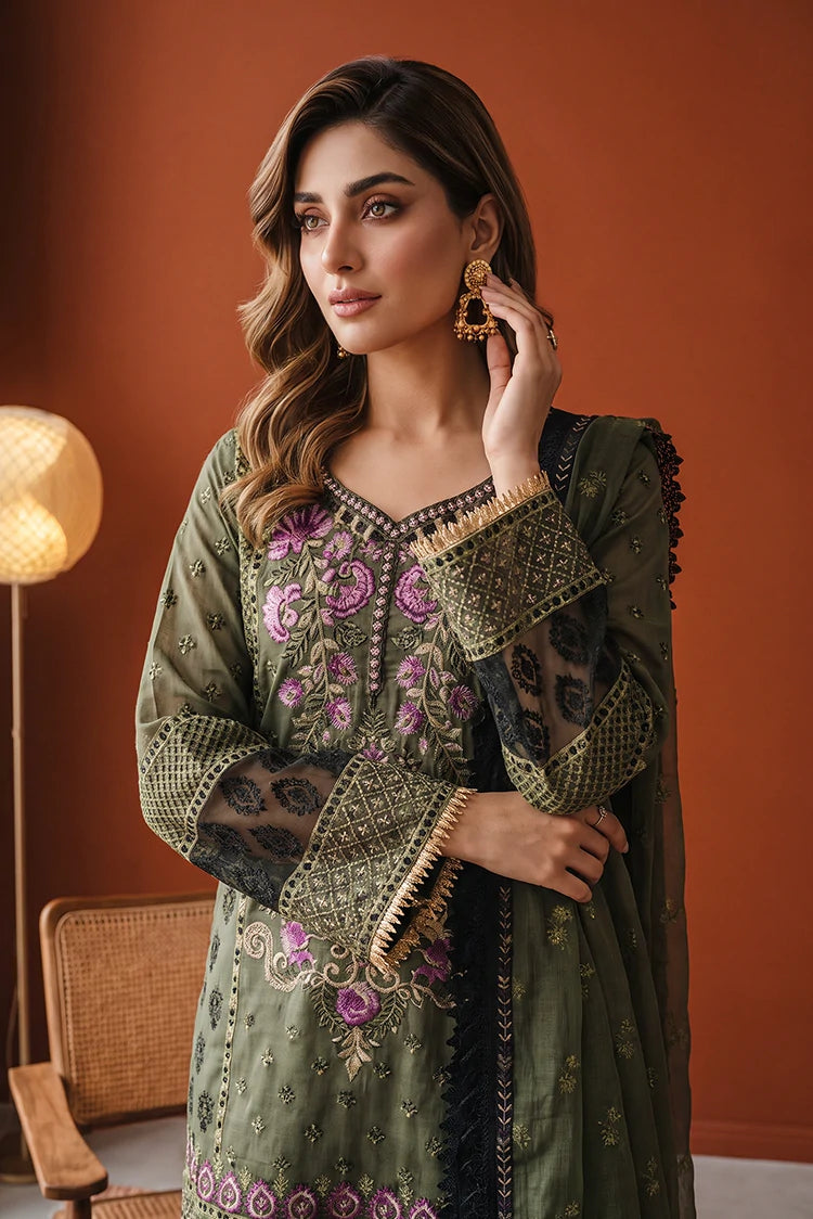 Picture of Ramira - Lamha Festive - Olive Muse - Available at Raja Sahib