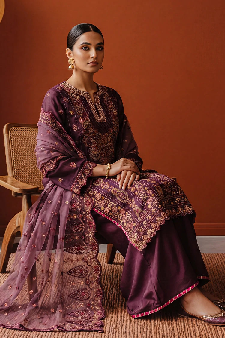 Picture of Ramira - Lamha Festive - Tali – Deep Plum - Available at Raja Sahib