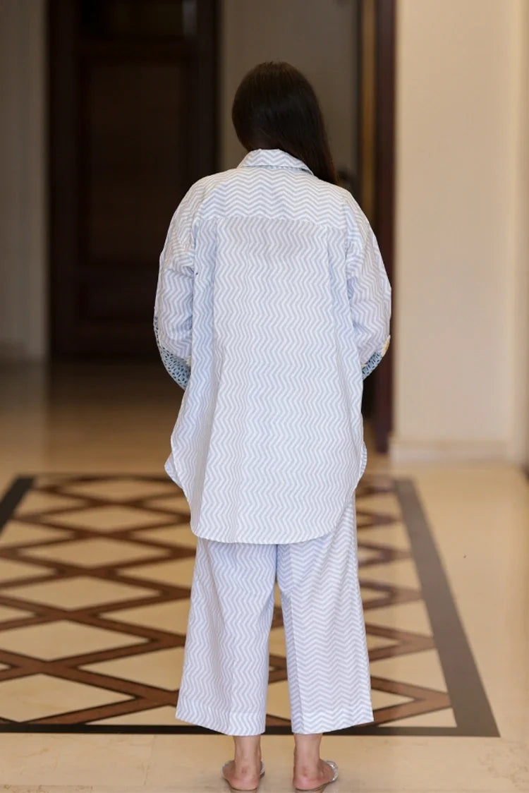 Picture of RJ'S Pret - Knotty & Nice - Blue Blossom - Available at Raja Sahib