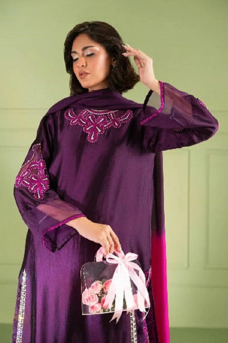 Picture of RJ'S Pret - Noir Lumie'Re - Moonlit Jewel - 3 Piece - Available at Raja Sahib