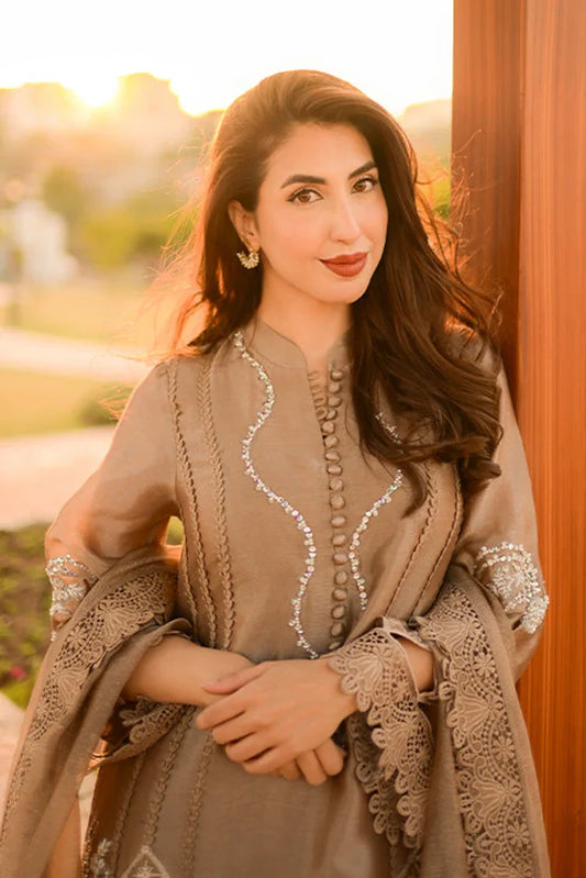 Picture of RJ'S Pret - Festal Luxury Pret - Taupe - Available at Raja Sahib