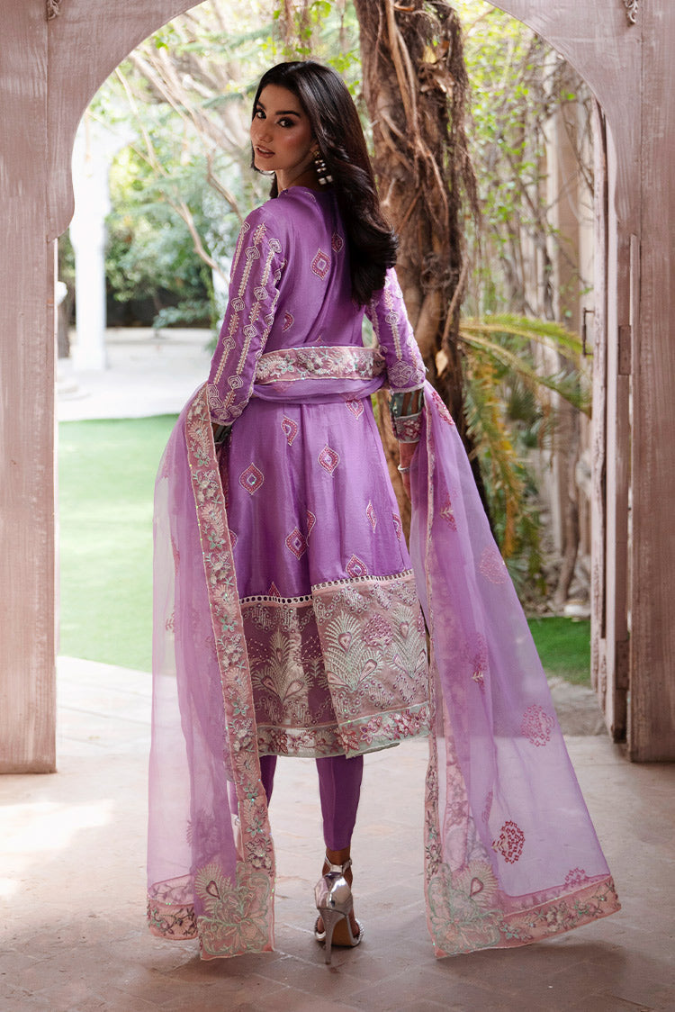Picture of Maria Osama Khan - Rang e Noor Luxury Pret Collection - Kanwal Lilac - Available at Raja Sahib