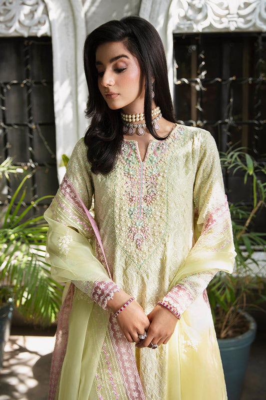 Picture of Maria Osama Khan - Rang e Noor Luxury Pret Collection - Nargis Yellow - Available at Raja Sahib