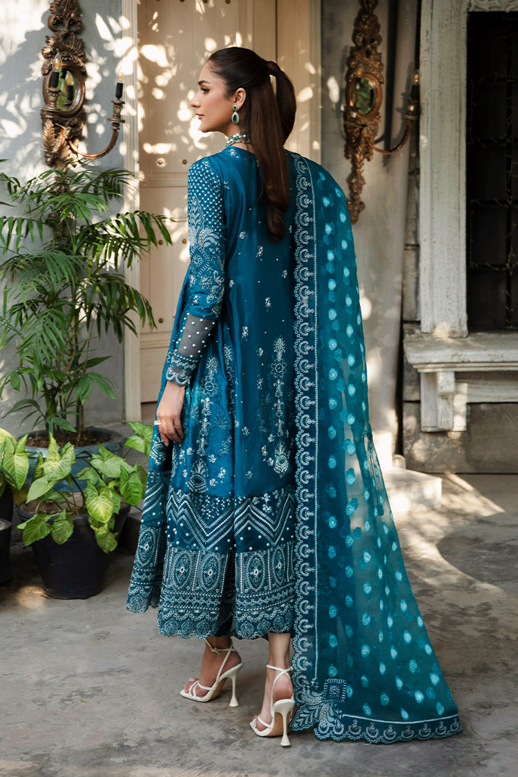 Picture of Maria Osama Khan - Rang e Noor Luxury Pret Collection - Neel Kamal Teel - Available at Raja Sahib