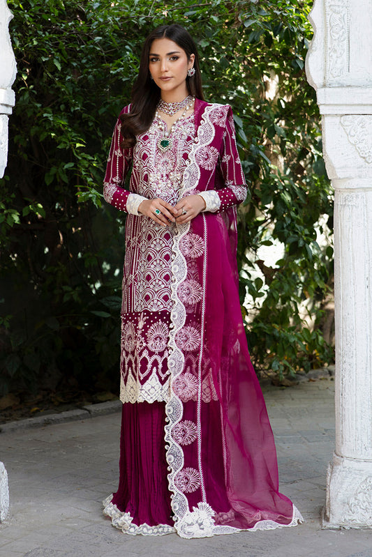 Picture of Maria Osama Khan - Rang e Noor Luxury Pret Collection - Sumbul Fuchsia - Available at Raja Sahib