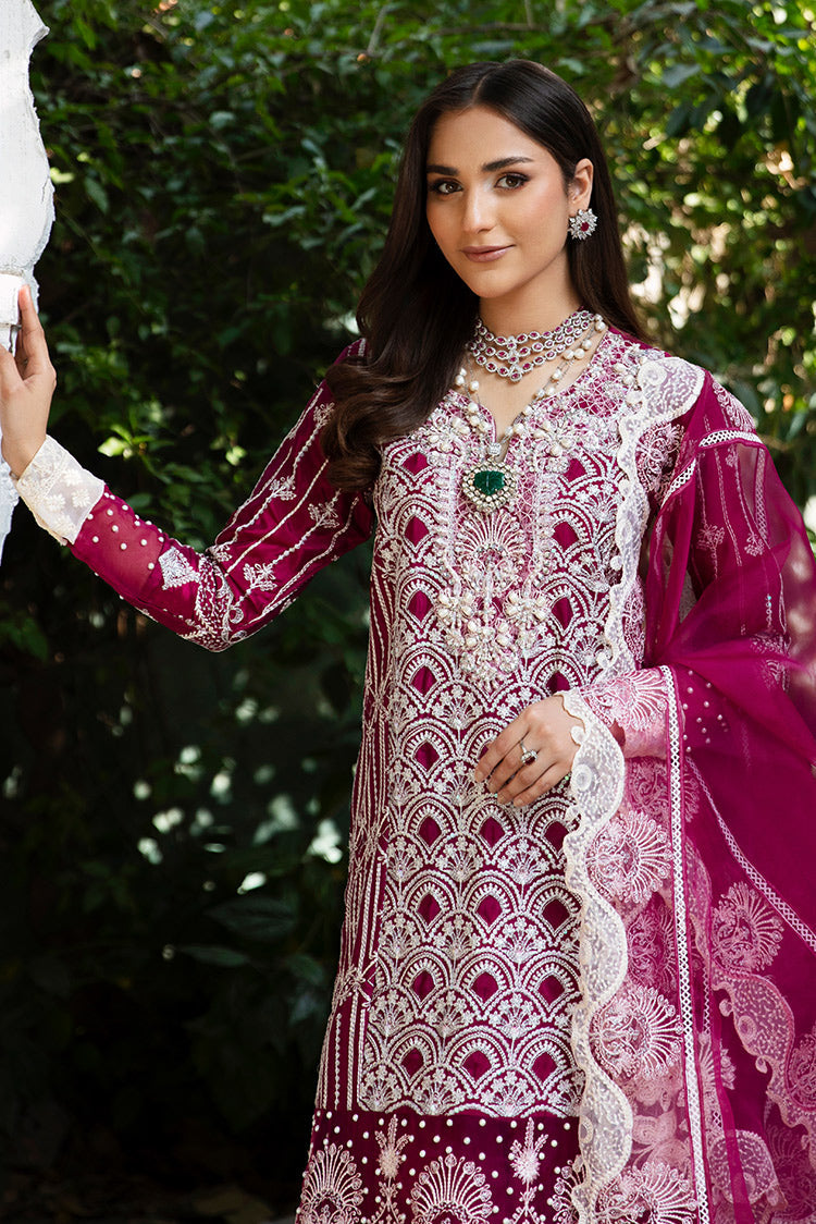 Picture of Maria Osama Khan - Rang e Noor Luxury Pret Collection - Sumbul Fuchsia - Available at Raja Sahib