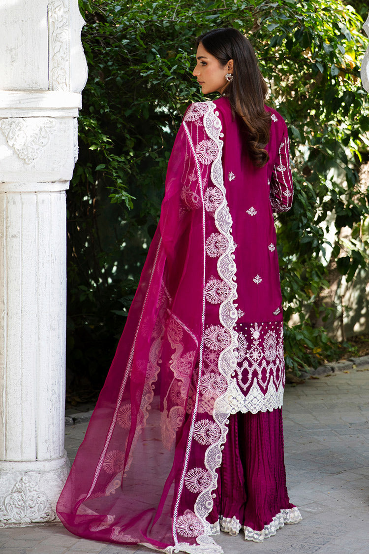 Picture of Maria Osama Khan - Rang e Noor Luxury Pret Collection - Sumbul Fuchsia - Available at Raja Sahib