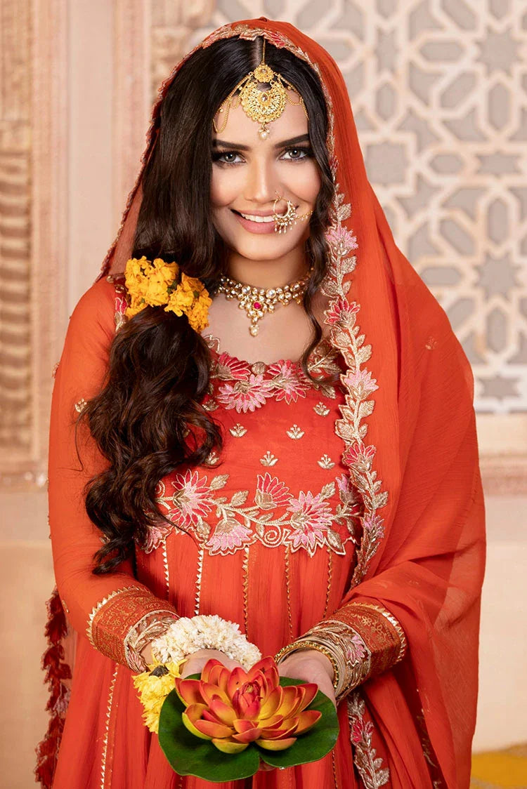 Picture of Asma & Sidra - Kalidaar Frocks - Rang e Hina - Available at Raja Sahib