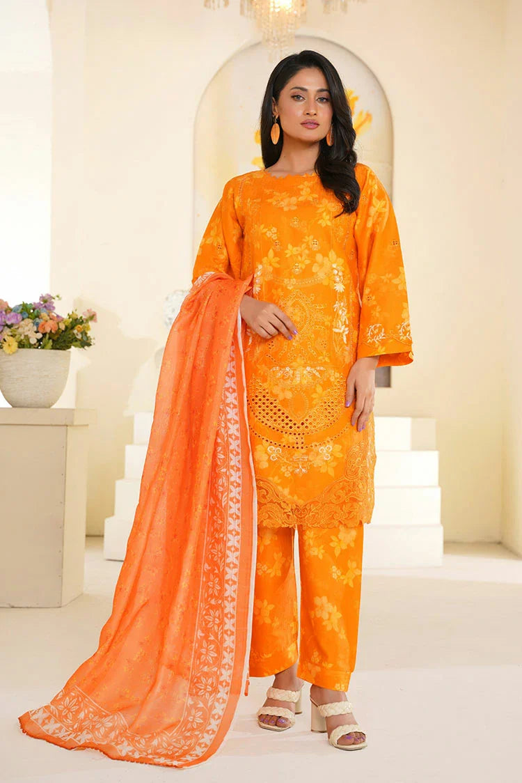 Picture of Threads & Weaves - 3 Piece - Amber Glow - Available at Raja Sahib