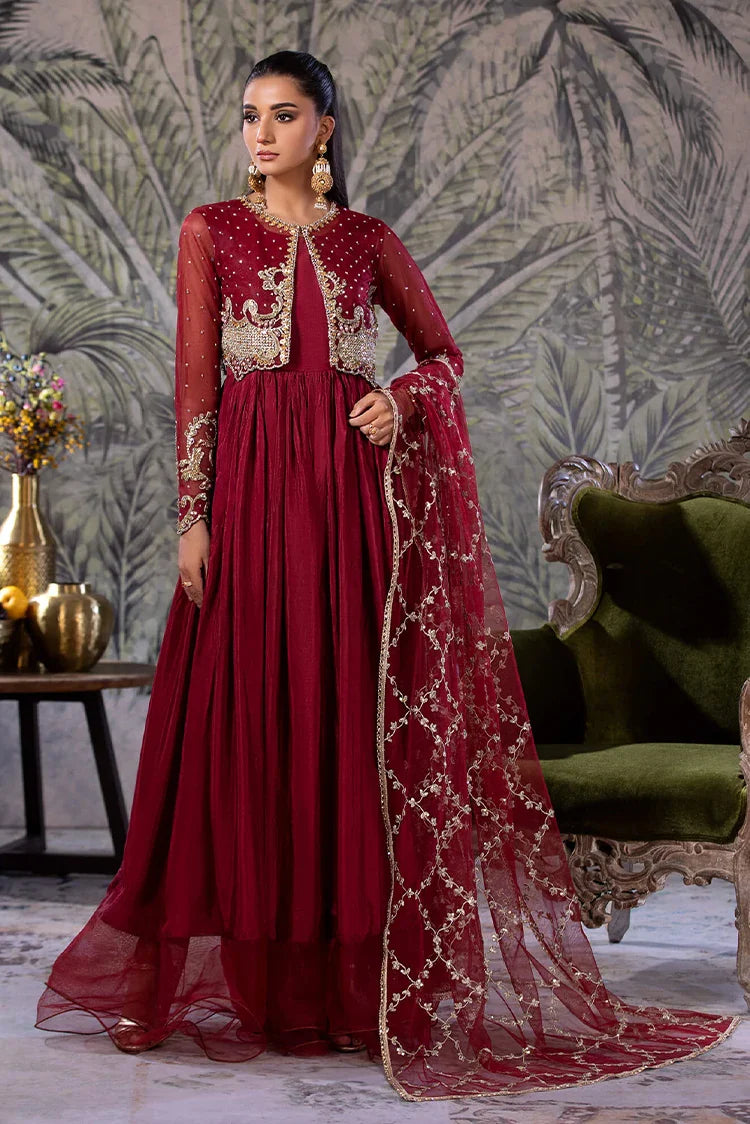 Picture of <!--el-->Amber Imran - Punkh Luxury Formals - Ruby Royal - Available at Raja Sahib