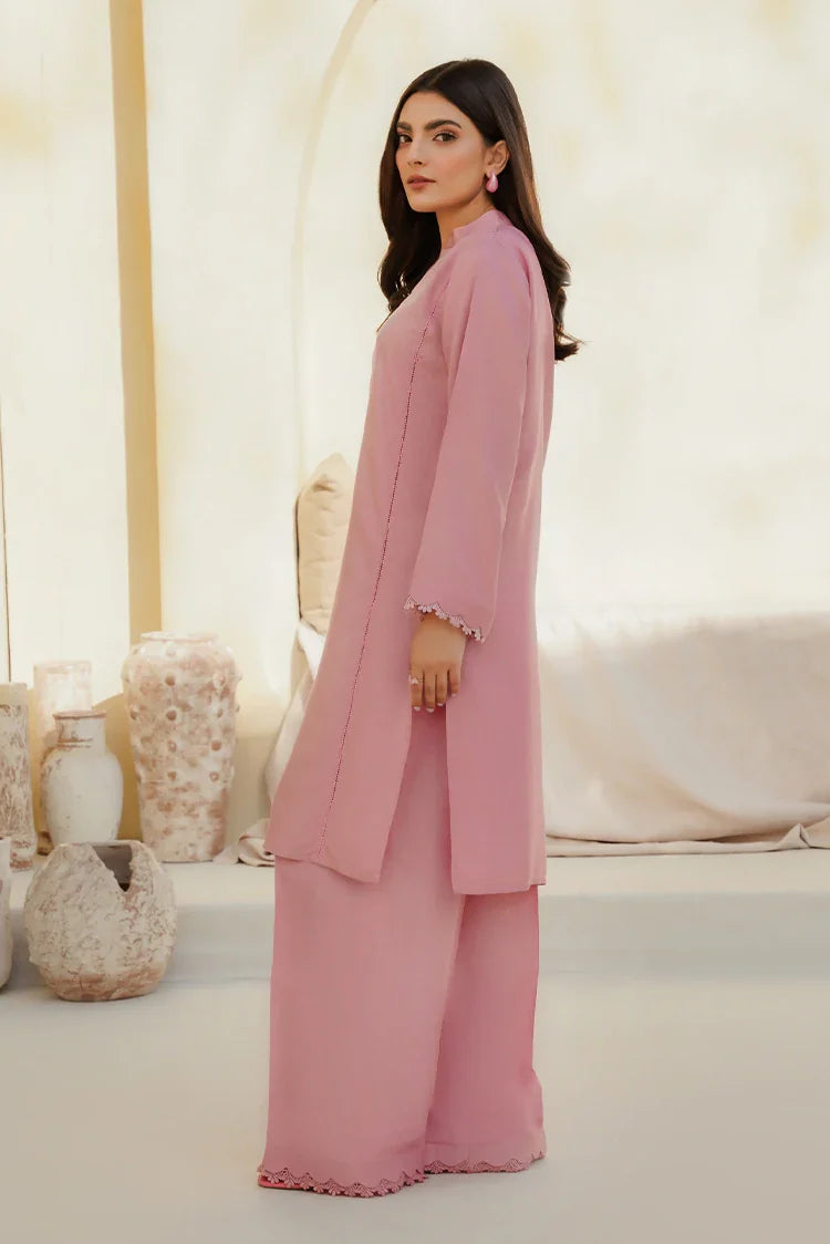 Picture of Divinely Crafted - Clara Solids '25 - Flamingo Pink - Available at Raja Sahib