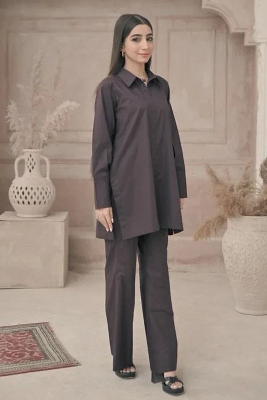 Picture of Zauk - Summer Basics - 2 Piece - Umber - Available at Raja Sahib